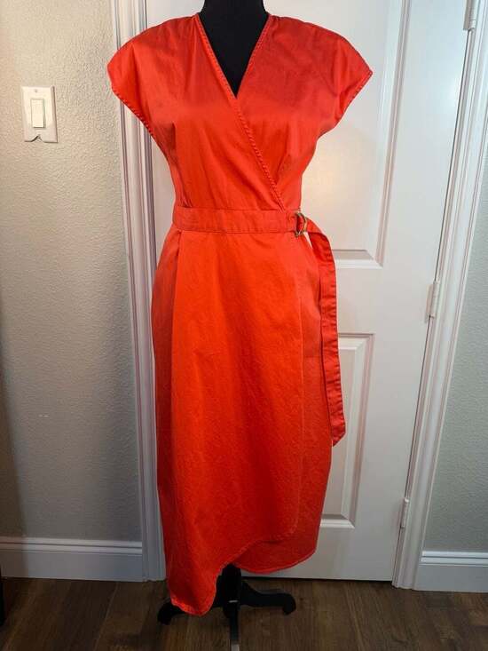 Diana Arno Dresses & Skirts - TENDA Oatmeal Melange Asymmetrical Batwing Sleeve Knit Midi Dress Euro Size 38